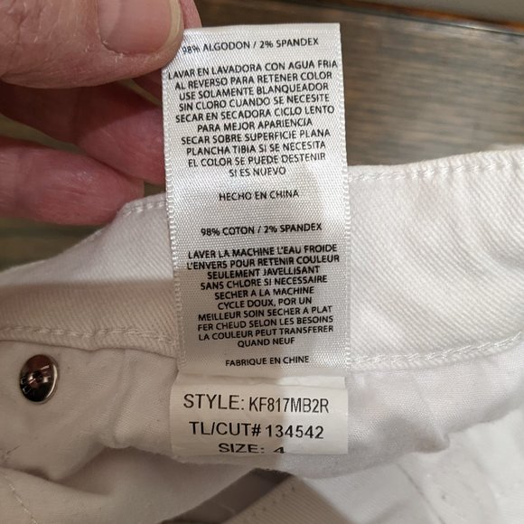 Kut from the Kloth BARDOT Skinny Boyfriend Crop Jeans Back Pocket Flaps - Picture 15 of 15